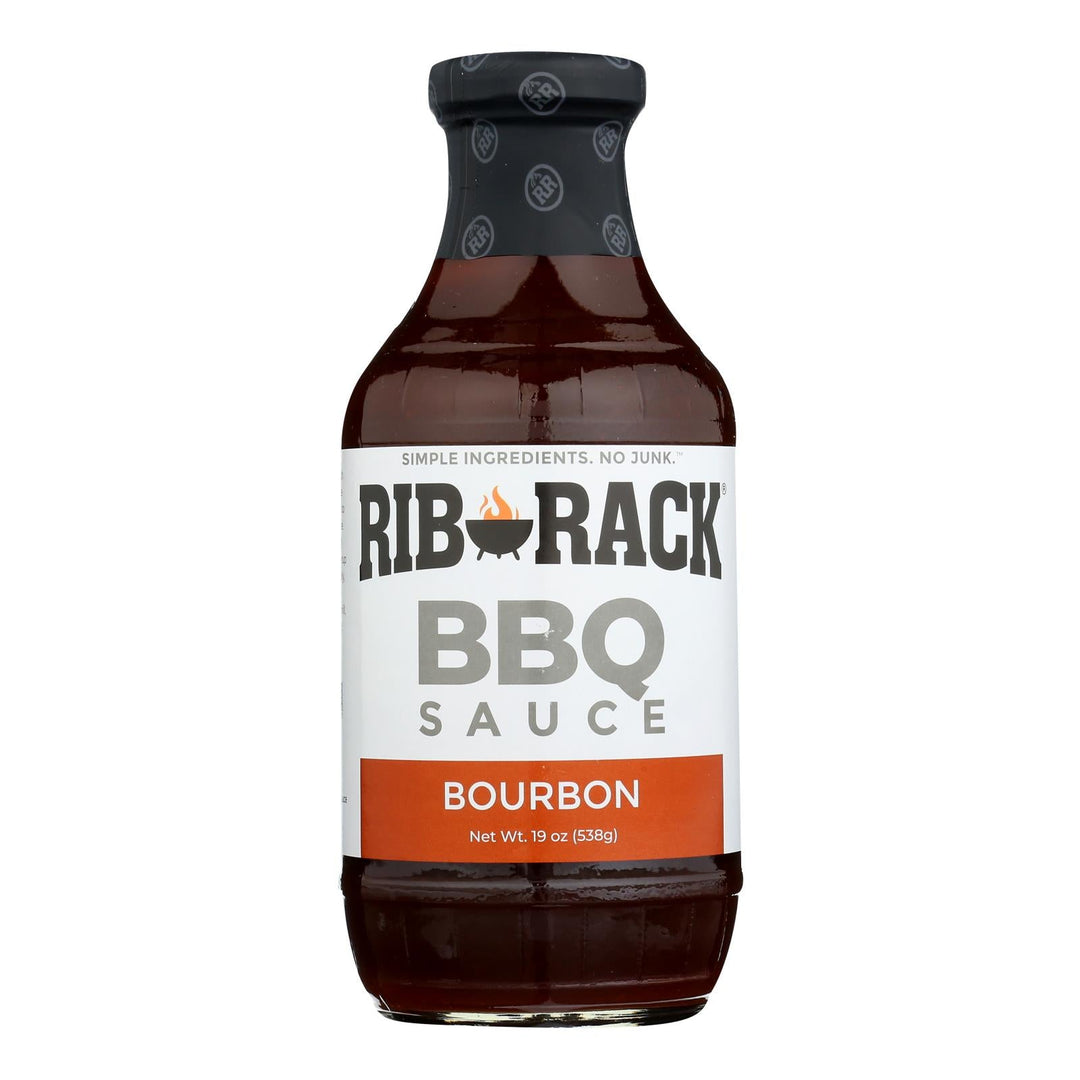 Rib Rack Bbq Sauce - Southern Bourbon - Case Of 6 - 19 Oz - Maras Green