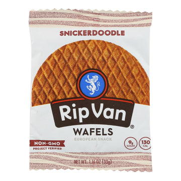 Rip Vanilla Wafels - Wafel Snickerdoodle Singl - Case Of 12 - 1.16 Oz - Maras Green