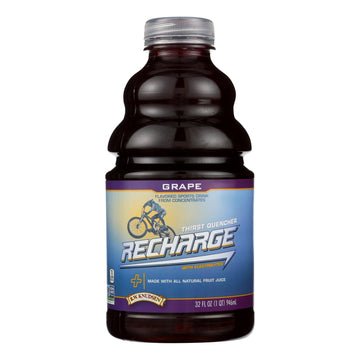 Rw Knudsen Petrecharge Grape Juice - Case Of 6 - 32 Fz - Maras Green