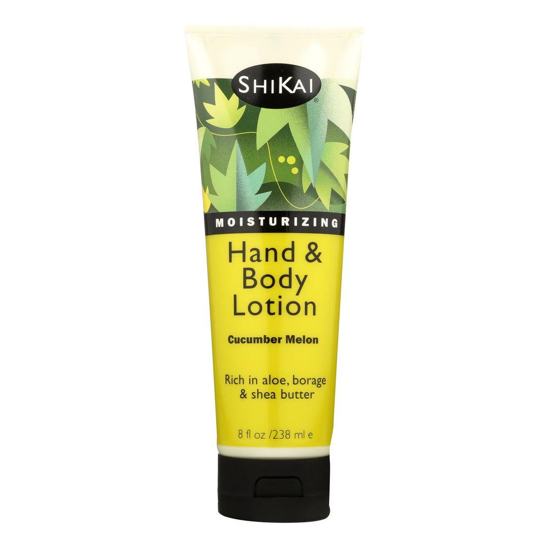 Shikai All Natural Hand And Body Lotion Cucumber Melon - 8 Fl Oz - Maras Green