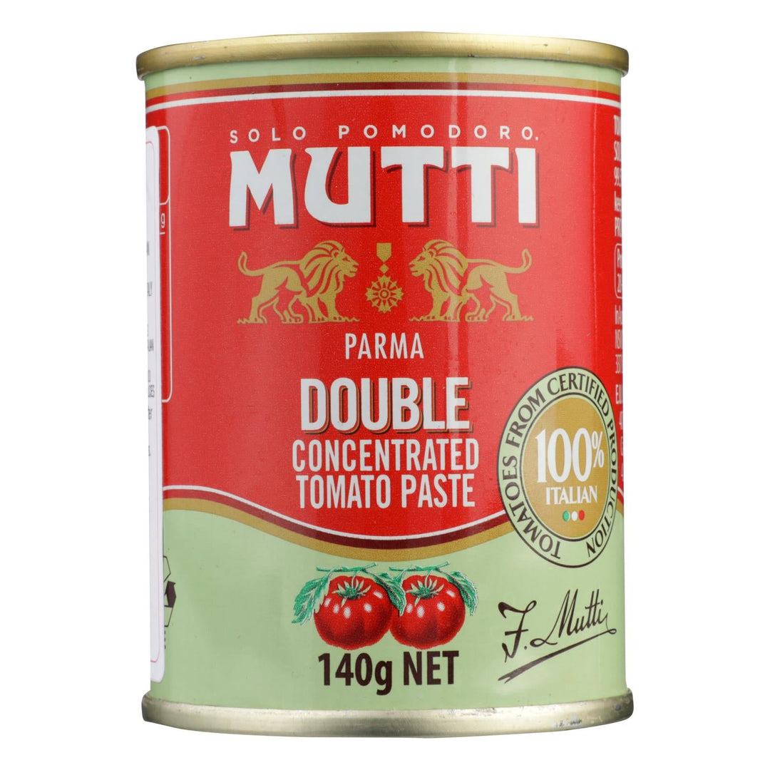 Solo Pomodoro Mutti Parma, Double Concentrated Tomato Paste - Case Of 12 - 4.9 Oz - Maras Green