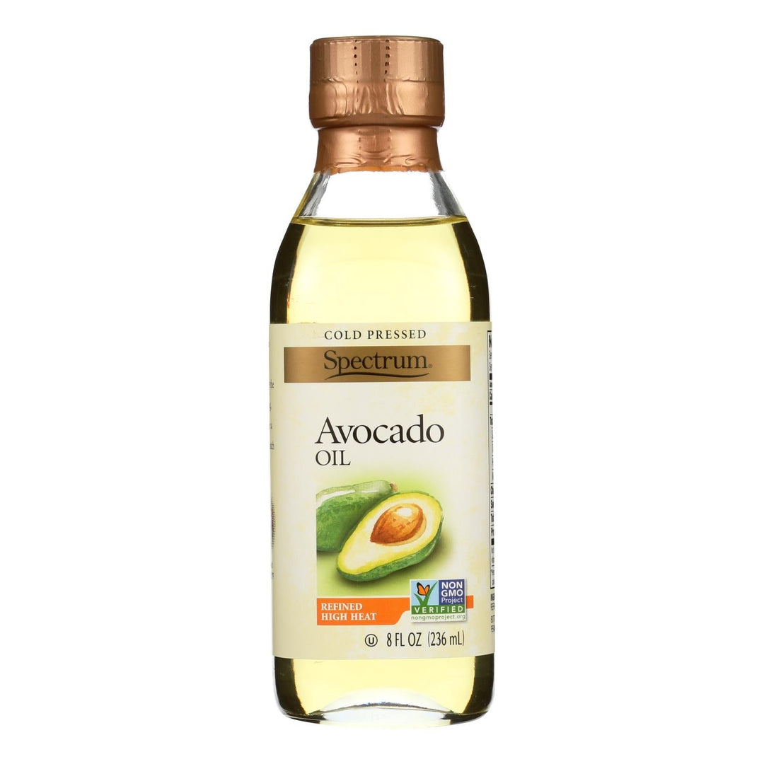 Spectrum Naturals Avocado Oil - Refined - 8 Oz - Case Of 6 - Maras Green