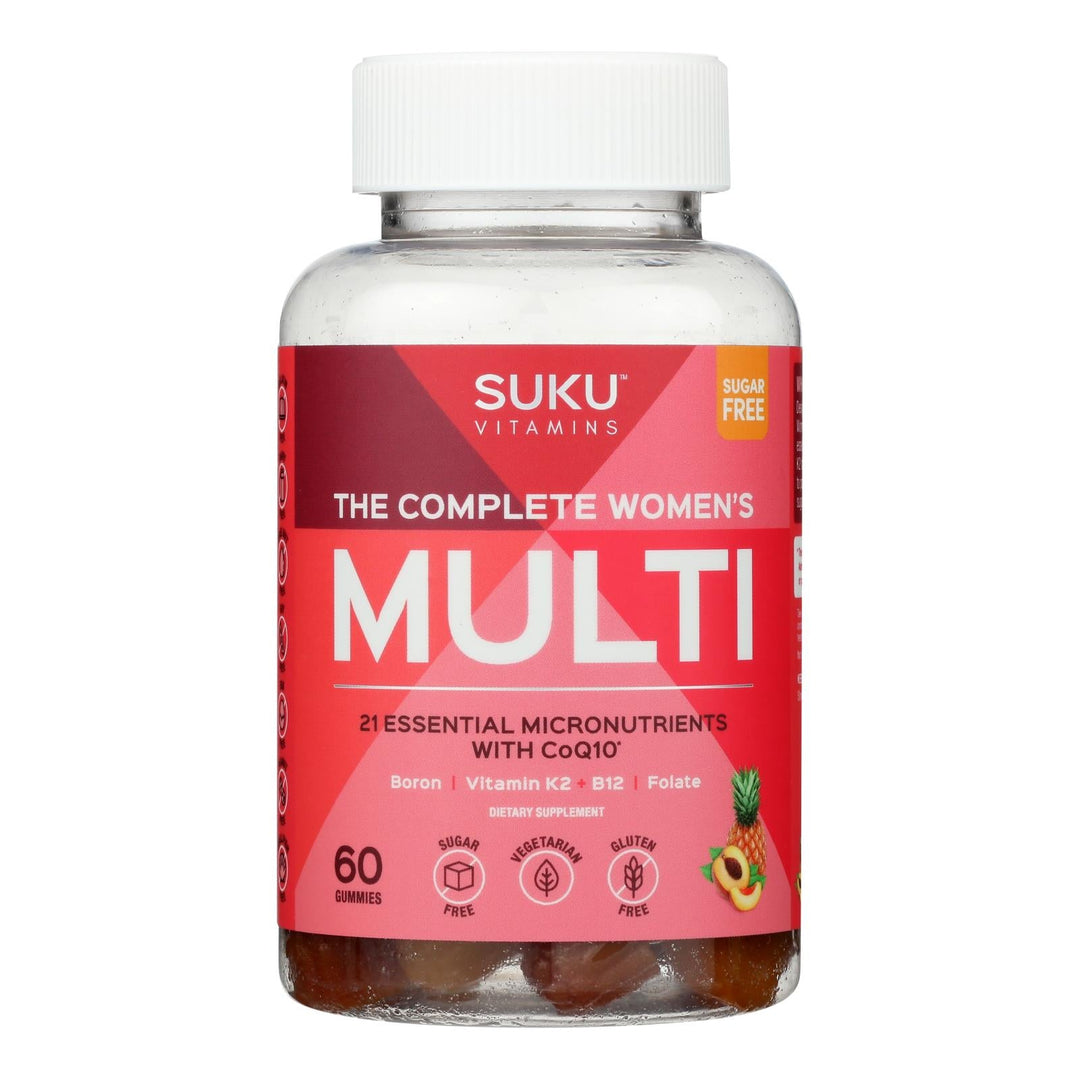 Suku Vitamins - Gummy Complete Wmns Multi - 1 Each - 60 Count - Maras Green