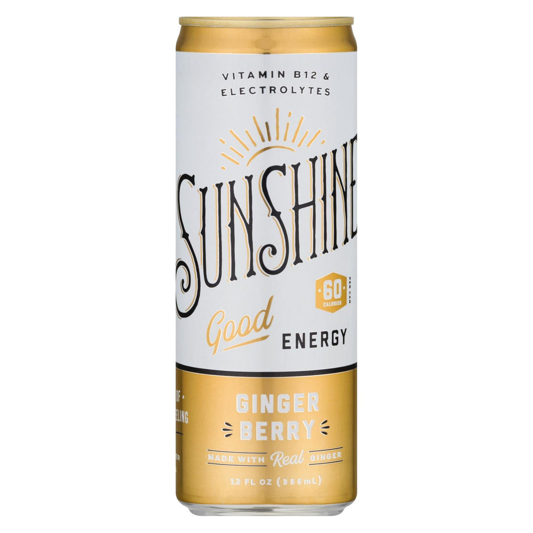 Sunshine Beverages - Soda Ginger Berry - Case Of 12 - 12 Fz - Maras Green