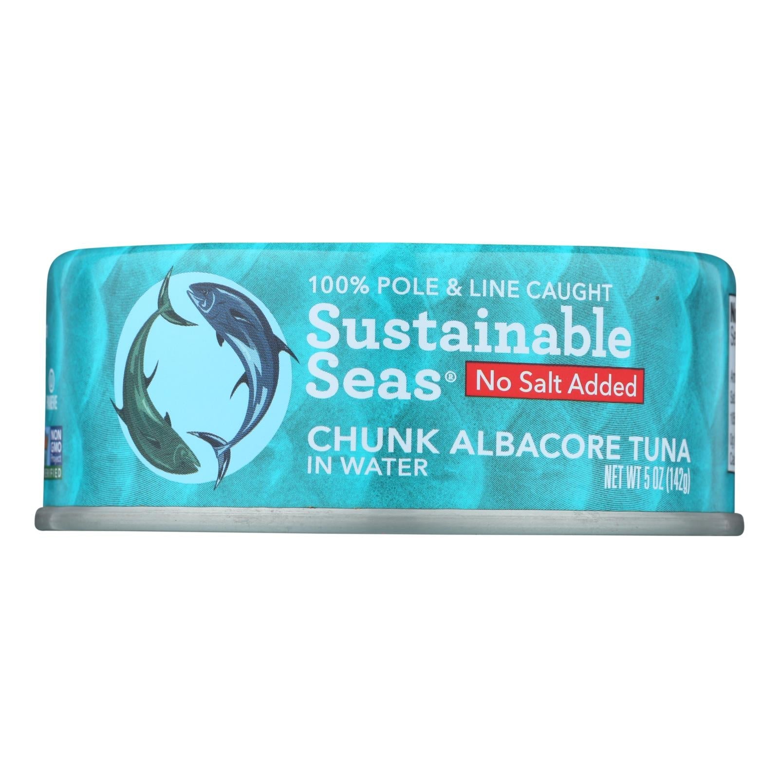 Sustainable Seas Chunk Albacore Tuna In Water - Case Of 12 - 5 Oz - Maras Green
