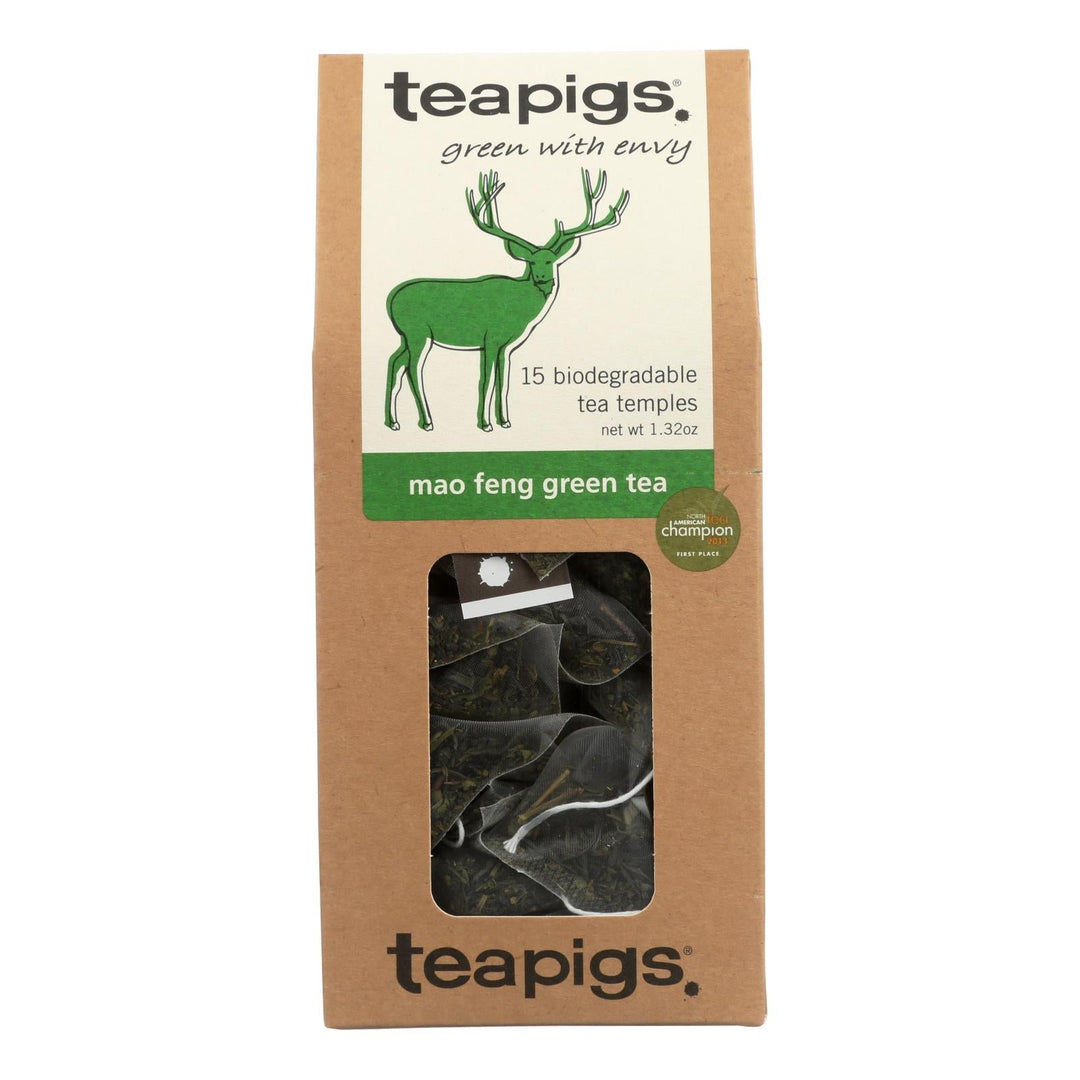 Teapigs Green Tea - Mao Feng - Case Of 6 - 15 Count - Maras Green