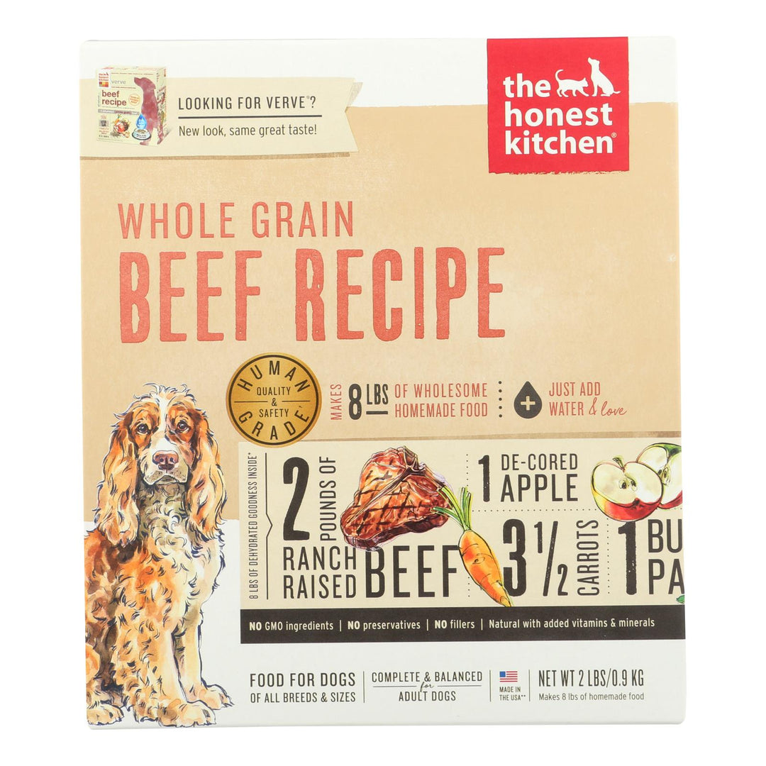 The Honest Kitchen - Dog Food - Whole Grain Beef Recipe - Case Of 6 - 2 Lb. - Maras Green