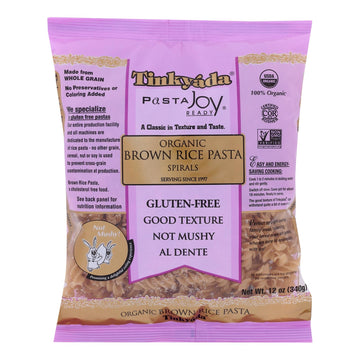 Tinkyada Brown Rice Pasta - Spiral - Case Of 12 - 12 Oz - Maras Green