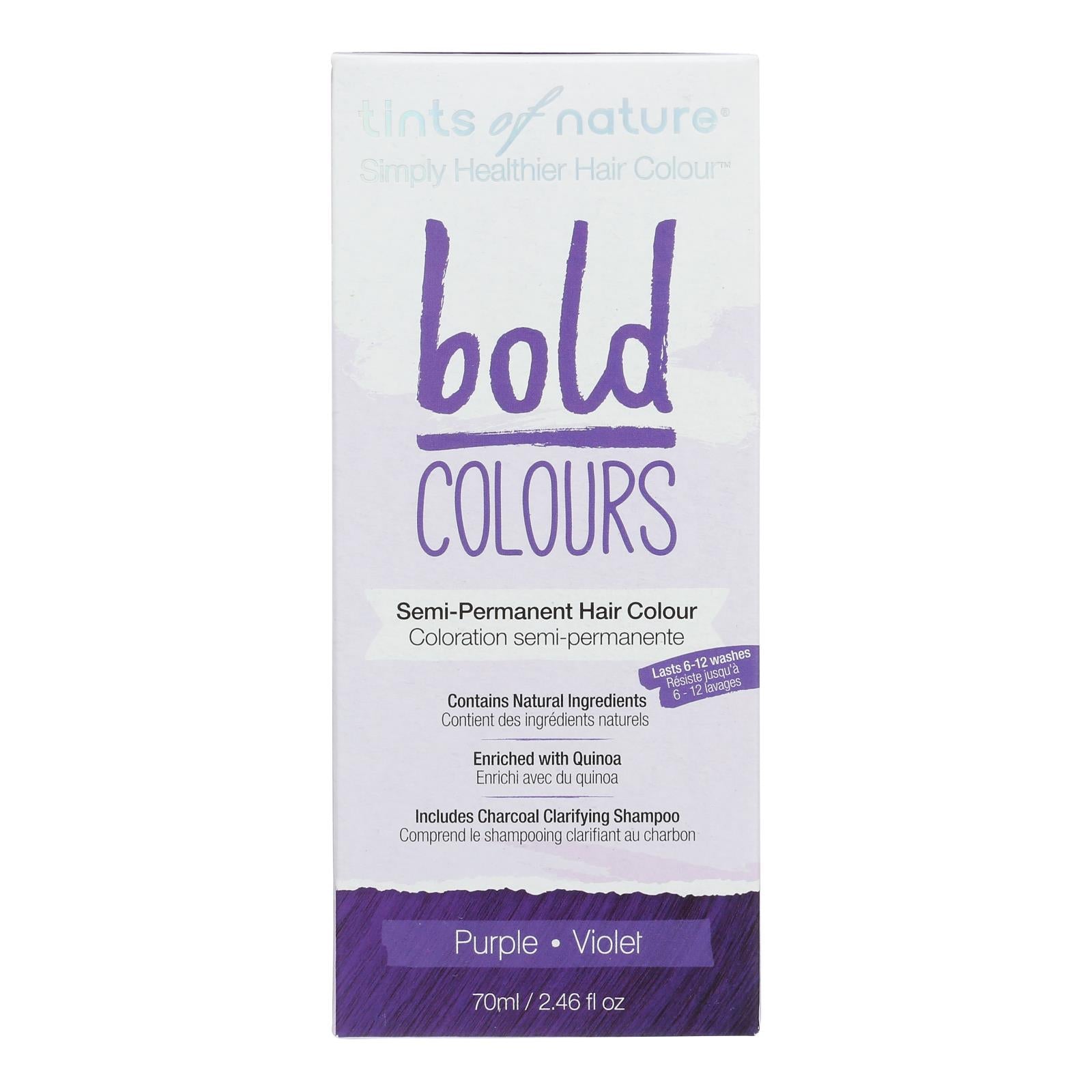 Tints Of Nature - Hair Clr Purple Semi Perm - 1 Each - 2.46 Fz - Maras Green