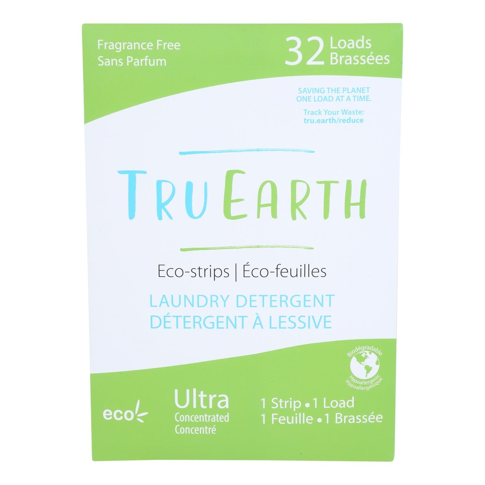 Tru Earth - Detergent Eco Frag Free - Case Of 12 - 32 Count - Maras Green