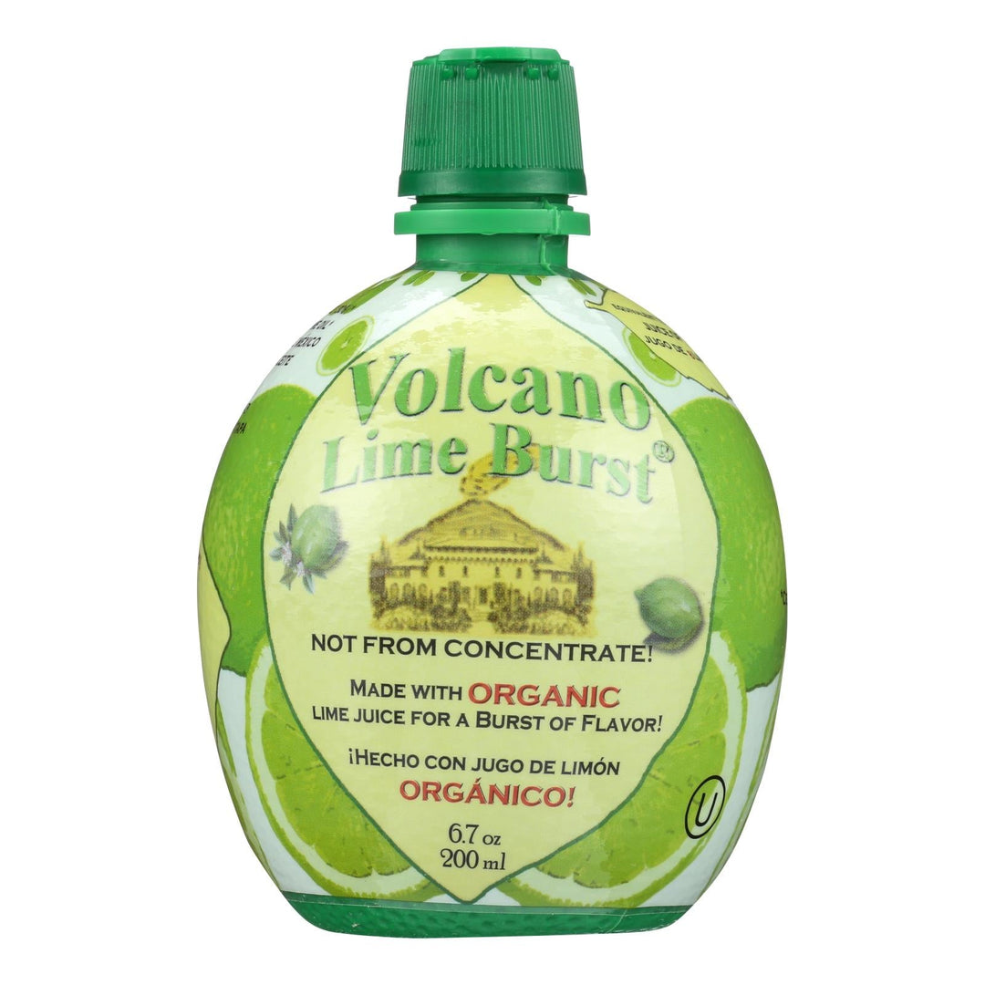 Volcano Lime Burst Juice - Case Of 12 - 6.7 Fz - Maras Green
