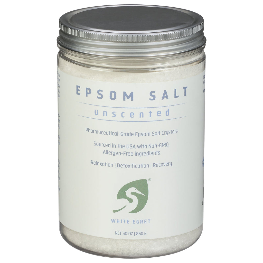 White Egret - Epsom Salt Unscented - 1 Each - 30 Oz - Maras Green