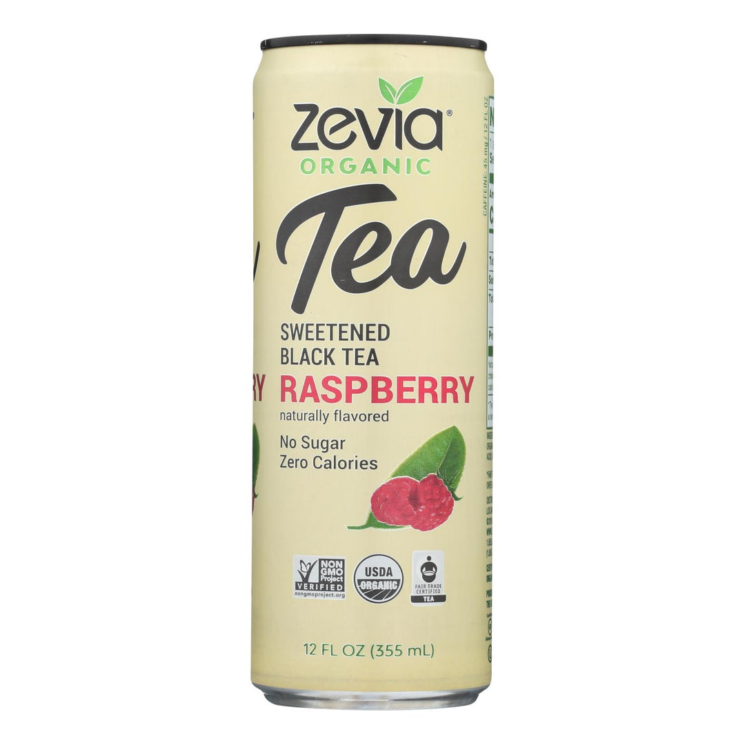 Zevia - Tea Black Raspberry - Case Of 12 - 12 Fz - Maras Green