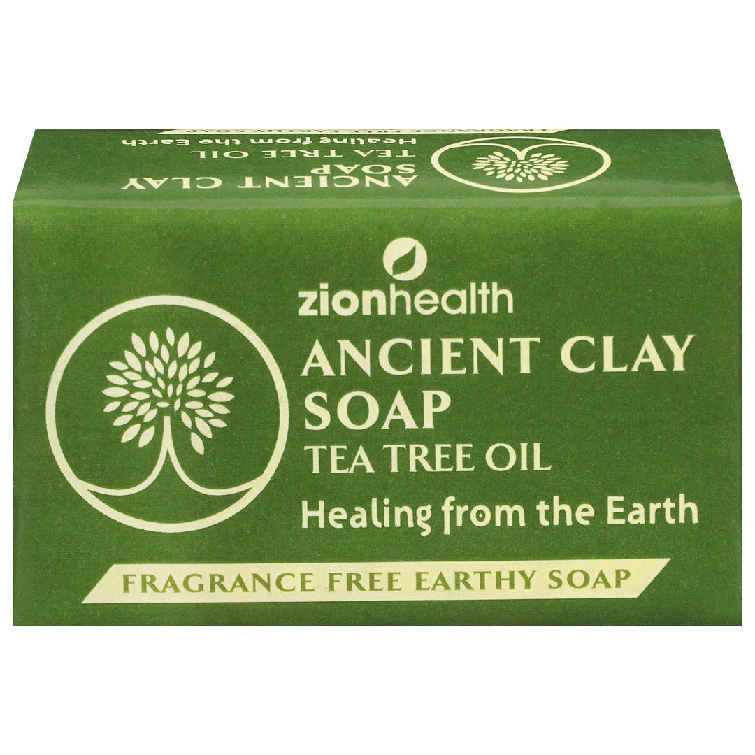 Zion Health - Ancnt Clay Soap Tea Tree - 1 Each - 6 Oz - Maras Green