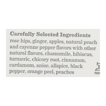 Bigelow Tea - Tea Ginger Peach Tumeric - Case Of 6 - 18 Bag - Maras Green