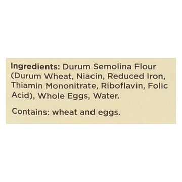 Al Dente - Pappardelle - Golden Egg - Case Of 6 - 12 Oz. - Maras Green