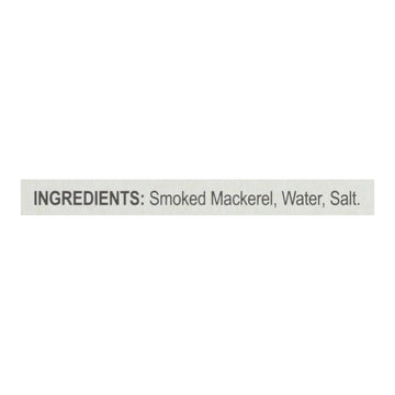 Bar Harbor - Mackerel Fillets Wild Smoked - Case Of 12 - 6.7 Oz - Maras Green