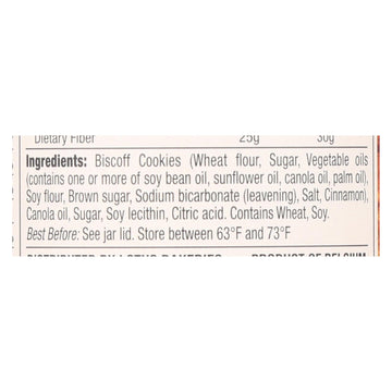 Biscoff Cookie Butter Spread - Peanut Butter Alternative - Crunchy - 13.4 Oz - Case Of 8 - Maras Green