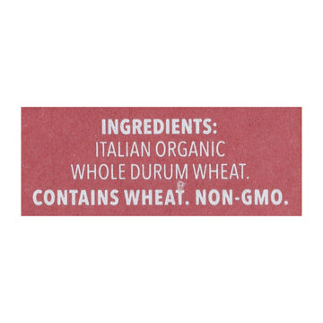 Delallo - Organic Whole Wheat Spaghetti Pasta - Case Of 16 - 1 Lb. - Maras Green