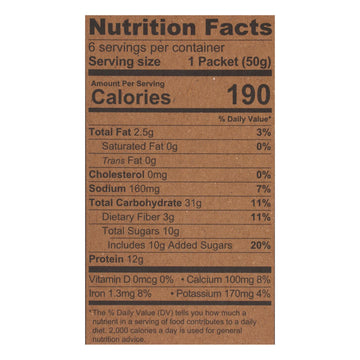 Kodiak Cakes - Oatmeal Mpl Brwn Sgr Pckt - Cs Of 6 - 6/1.76oz - Maras Green