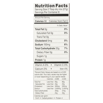 Chebe Bread Products - Bread Mix Original - Case Of 8 - 7.5 Oz - Maras Green