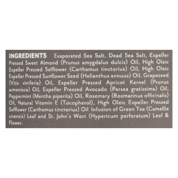 Soothing Touch Salt Scrub - Peppermint/rosemary - 20 Oz - Maras Green