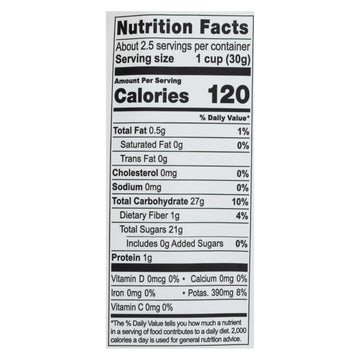 Natierra Organic Freeze Dried Raw - Banana - Case Of 12 - 2.5 Oz. - Maras Green