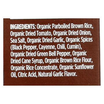 Lundberg Family Farms Organic Whole Grain Spanish Rice - Case Of 6 - 6 Oz. - Maras Green