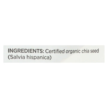 Navitas Naturals Chia Seeds - Organic - Raw - 8 Oz - Case Of 12 - Maras Green