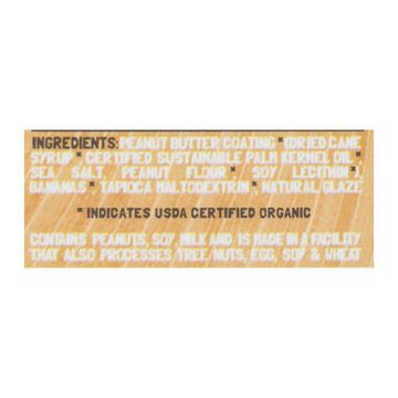 Barnana Chewy Banana Bites - Organic Peanut Butter - Case Of 12 - 3.5 Oz. - Maras Green