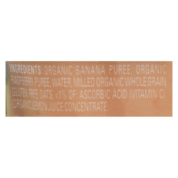 Happy Baby Happy Baby Clearly Crafted - Bananas Raspberries And Oats - Case Of 16 - 4 Oz. - Maras Green