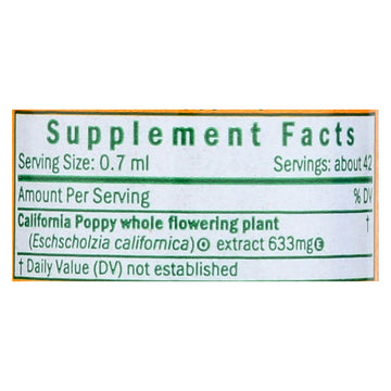 Herb Pharm - California Poppy - 1 Each-1 Fz - Maras Green