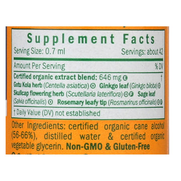 Herb Pharm - Brain & Memory Tonic - 1 Each-1 Fz - Maras Green