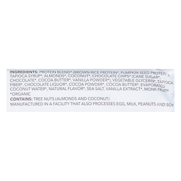 Aloha - Plt Protein Bar Coconut Chocolate - Case Of 12 - 1.98 Oz - Maras Green