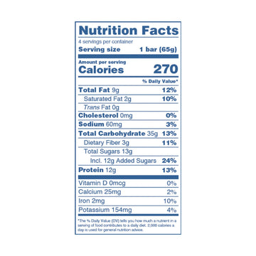 Gomacro - Bar Oatmeal Chocolate Chips - Case Of 7 - 4/2.3 Oz - Maras Green