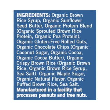 Gomacro - Bar Oatmeal Chocolate Chips - Case Of 7 - 4/2.3 Oz - Maras Green