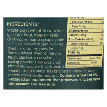 Kodiak Cakes Flapjack Unleashed Blueberry & Maple - Case Of 12 - 2.16 Oz - Maras Green