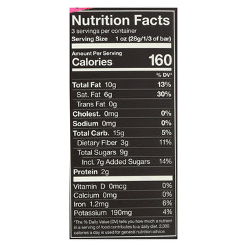 Endangered Species Natural Chocolate Bars - Dark Chocolate - 72 Percent Cocoa - Cherries - 3 Oz Bars - Case Of 12 - Maras Green