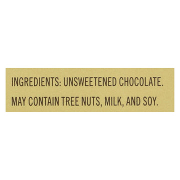 Ghirardelli Premium Baking Bar - 100% Cacao Unsweetened Chocolate - Case Of 12 - 4 Oz - Maras Green