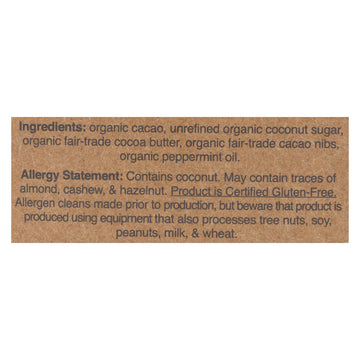 Hu - Dark Chocolate Bar Crunchy Mint - Case Of 12 - 2.1 Oz - Maras Green