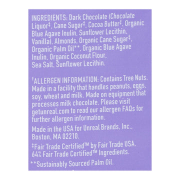 Unreal Dark Chocolate Almond Butter Cups - 6 Bags - Maras Green