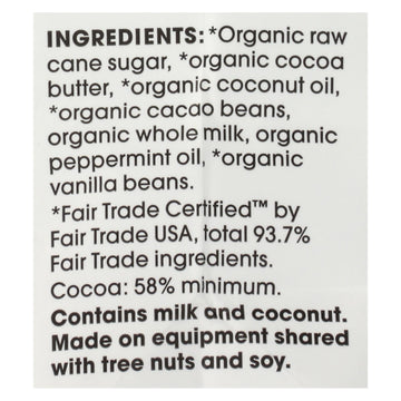 Alter Eco Americas Dark Chocolate Truffles - Mint Creme - Case Of 8 - 4.2 Oz. - Maras Green