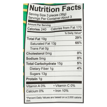 Alter Eco Americas Dark Chocolate Truffles - Mint Creme - Case Of 8 - 4.2 Oz. - Maras Green