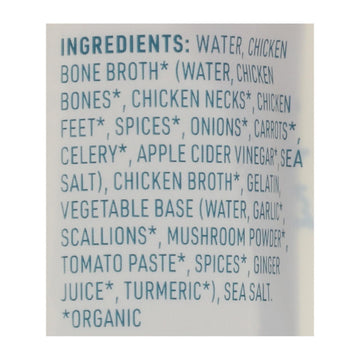 Bare Bones Broth - Bone Broth Organic 2 Chicken Classic - Case Of 8 - 16 Fluid Ounces - Maras Green