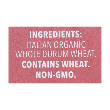 Delallo - Pasta Organic Orzo Whole Wheat Number 65 - Case Of 12 - 16 Ounces - Maras Green