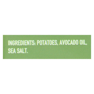 Boulder Canyon - Avocado Oil Canyon Cut Potato Chips - Sea Salt - Case Of 12 - 5.25 Oz. - Maras Green
