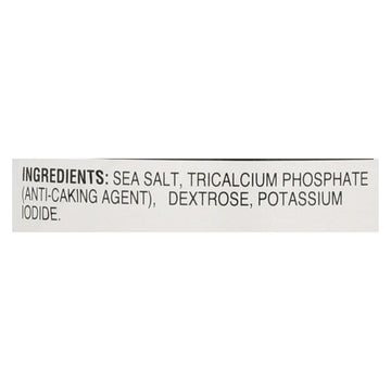 Hain Sea Salt - Iodized - Case Of 8 - 21 Oz - Maras Green