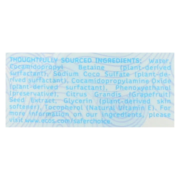 Ecos Hand Soap - Free And Clear - Case Of 6 - 32 Fl Oz. - Maras Green