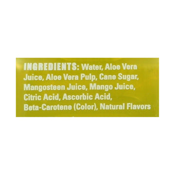 Alo Original Allure Aloe Vera Juice Drink - Mangosteen And Mango - Case Of 12 - 16.9 Fl Oz. - Maras Green