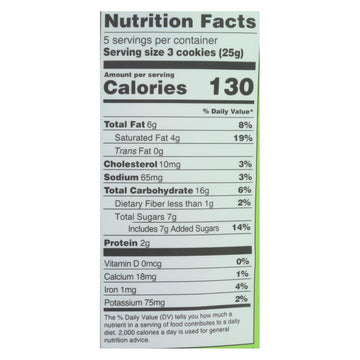 Michel Et Augustin - Cookie Chocolate Hazelnut 15 Sq - Case Of 6 - 4.4 Oz - Maras Green